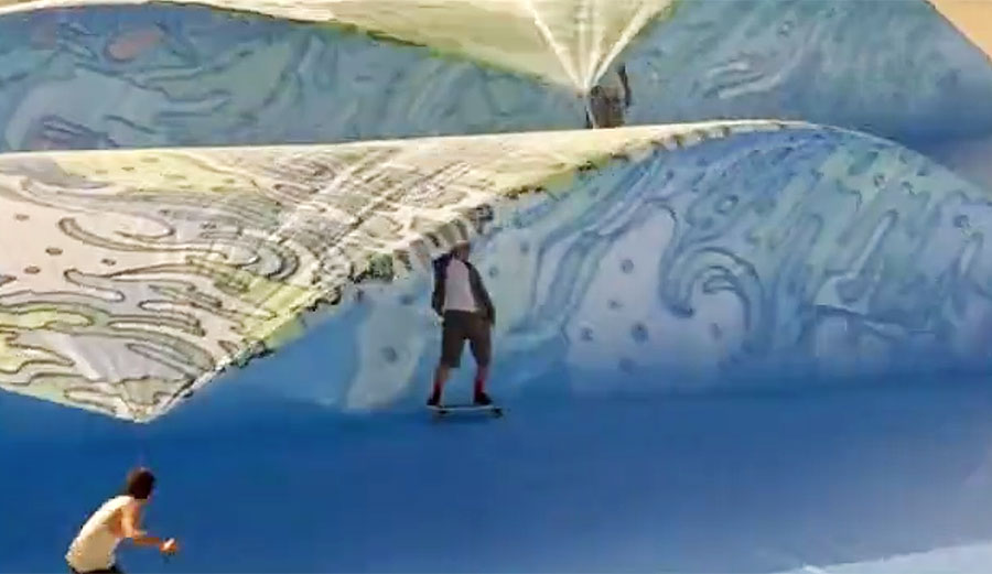 Mountain Dew's old ad for tarp surfing makes us miss tarps.