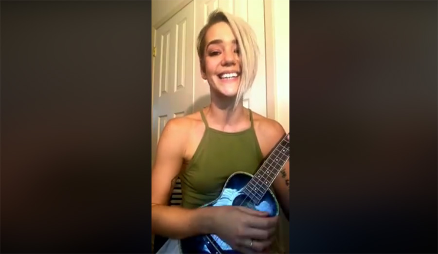 Lynzy Lab Stewart, Ukelel, Scary Times, Pantsuit Nation, Flipboard, vote