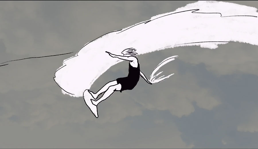 Surfing is cool. Surfing is also cool when it's animated.