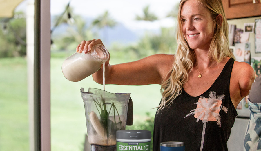 Bethany Hamilton, Health, nutrition, designer protein,