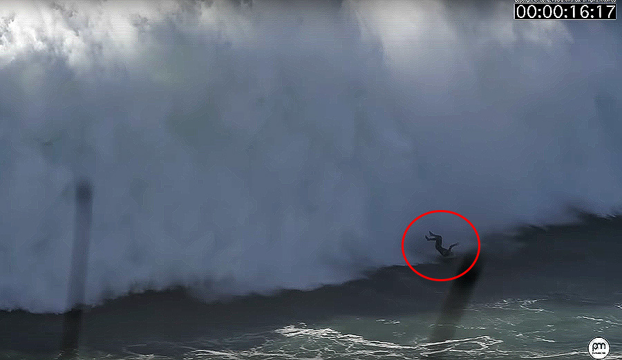 big wave surfing, nazare, wipeout, russell bierke
