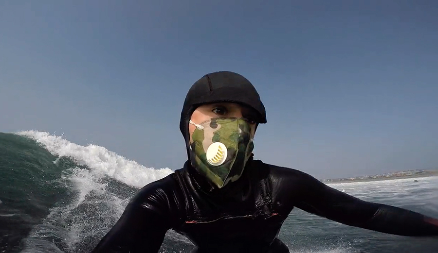 bianca valenti, surfing, climate change, camp fire,