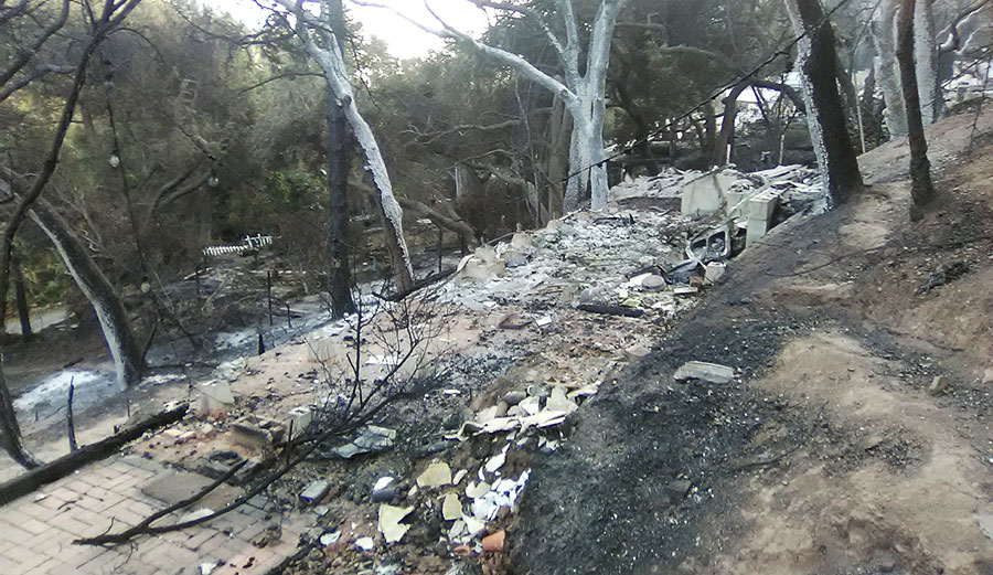Woolsey fire in california