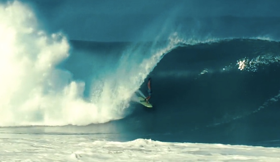 Sebastian Soto staying calm cool and collected in some Playa Zicatela death pits.