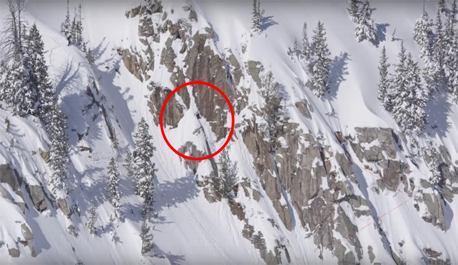 Front flip, wasatch, switzerland, 100-foot, 210-foot, skiing, extreme