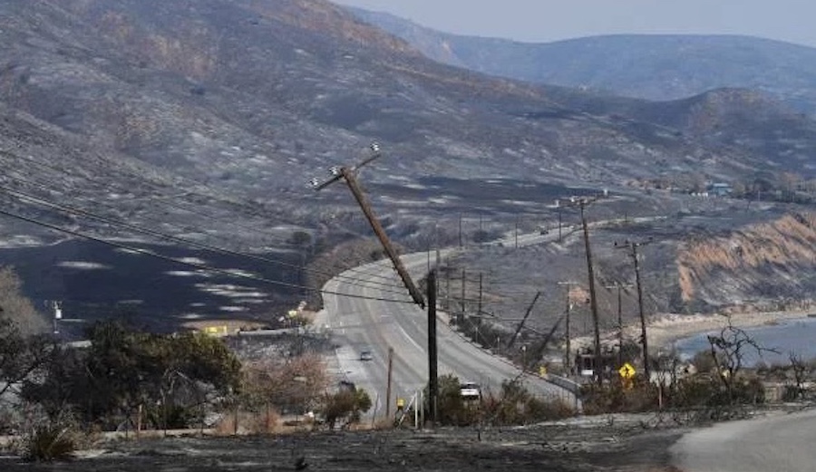 Leo Carrillo State Park is virtually unrecognizable after being ravaged by the Woolsey Fire. Mudslides, though, may hit the Malibu area with a double whammy. Photo: Reddit