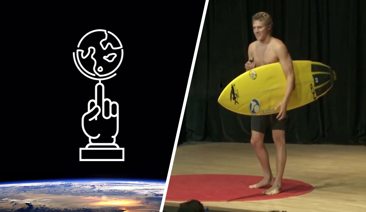 Kyle Thiermann and a talented crew launched The Motherfucker Awards to recognize companies that have fucked earth the hardest. Photo: The Motherfucker Awards