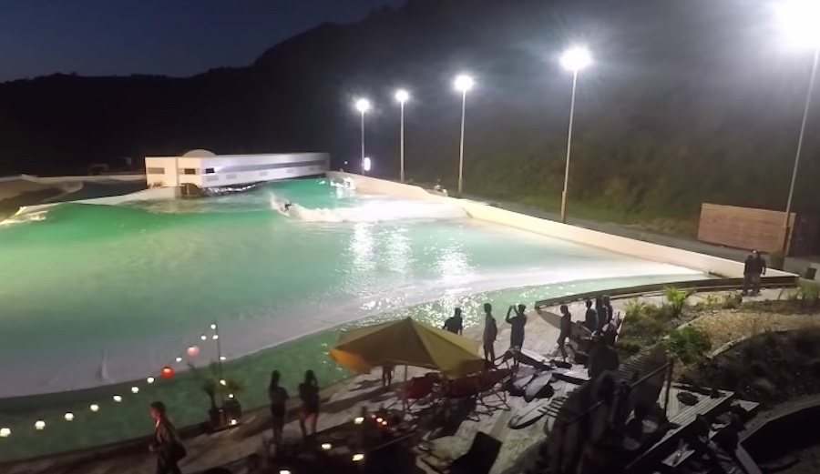 Will wave pools make night surfing more palatable?