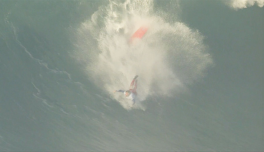 Wipeouts from the Nazare Challenge