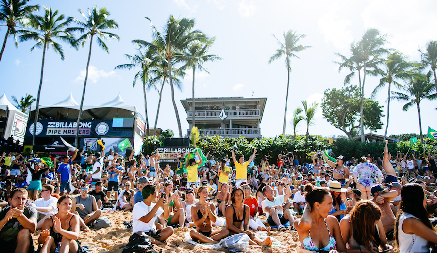After a highly watchable conclusion to the 2018 Championship Tour, the WSL announced the Tour will conclude at Pipe for at least the next three years. Photo: Sloane/WSL