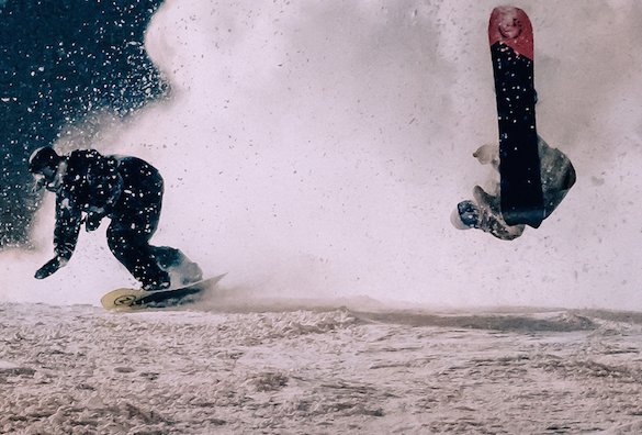 Snowsurfing Japan is made beautiful in the film Slice 'n' Dice.