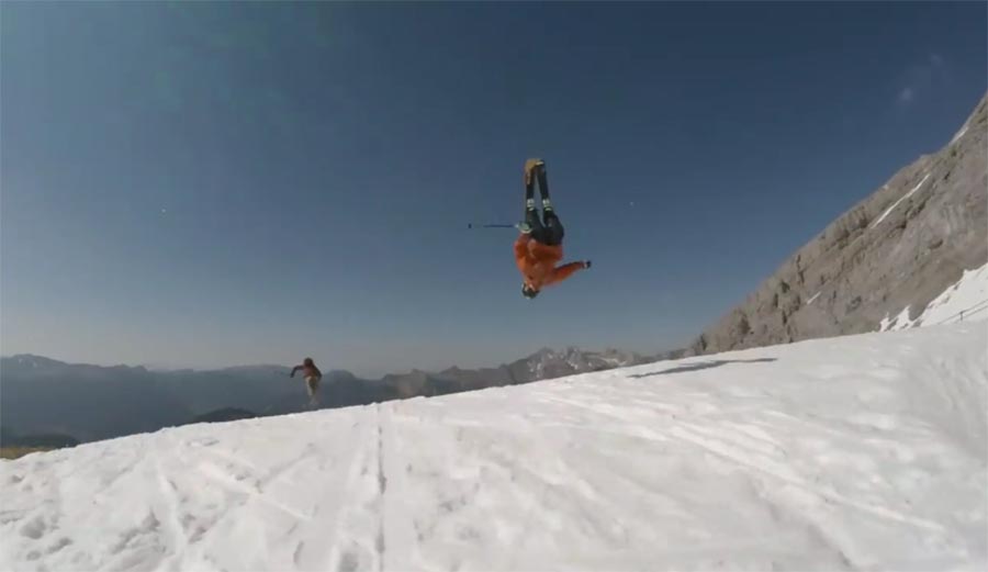 Henry SIldaru, Kelly Sildaru, Candide Thovex, ripping, shredding
