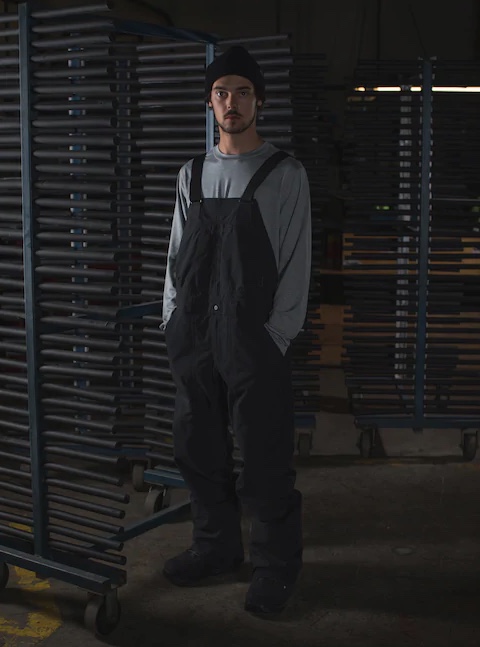 The Burton x Carhartt WIP Worthley 3L Bib Pant. Photo: Burton
