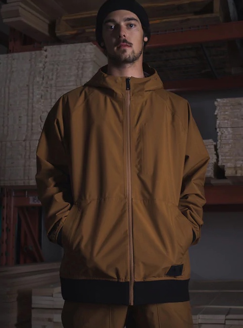 The Burton x Carhartt WIP Fairburn 3L Car-Lux Hooded Jacket. Photo: Burton