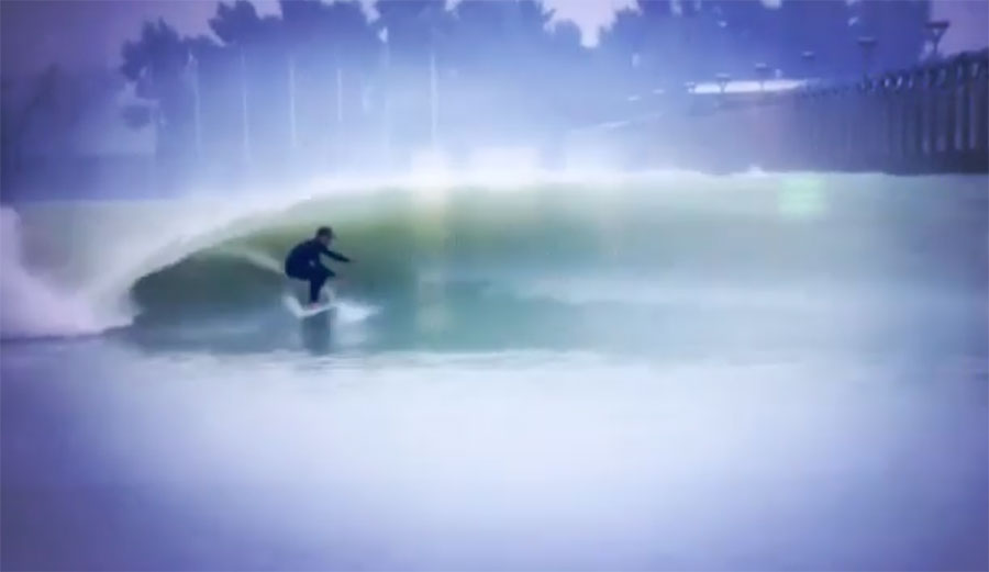 Gerry Lopez at Kelly Slater's Surf Ranch