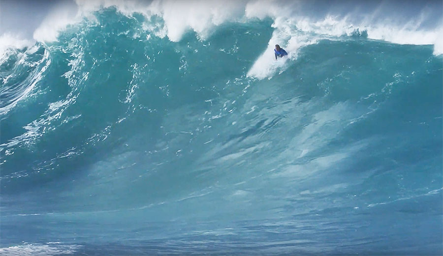 Jamie O'Brien Waimea Bay shorebreak surfing