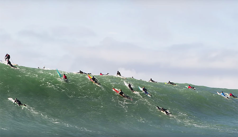 Maverick's big wave surfing