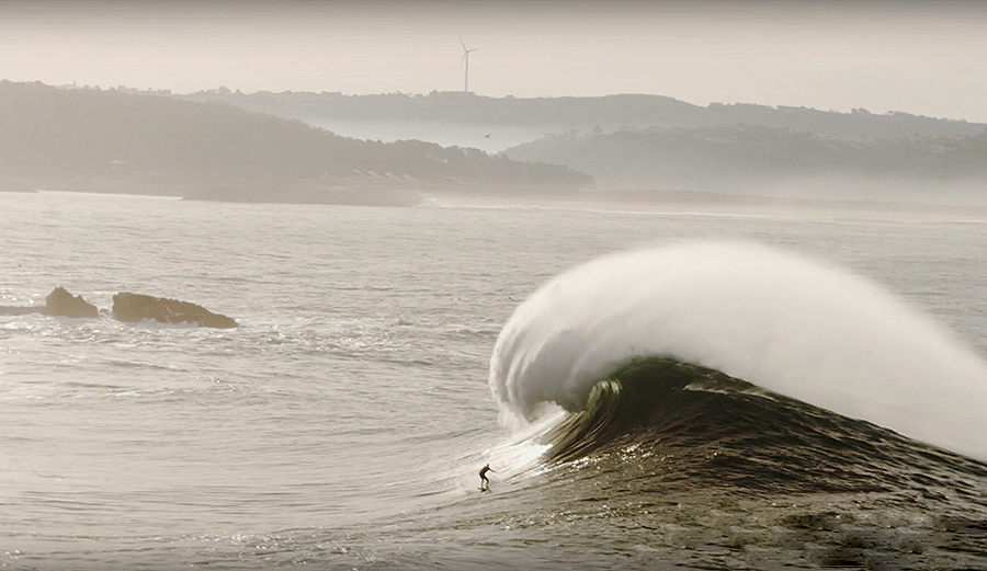surfing, big wave surfing, nazare, portugal, tow surfing, drone footage, drone edit, drone video,