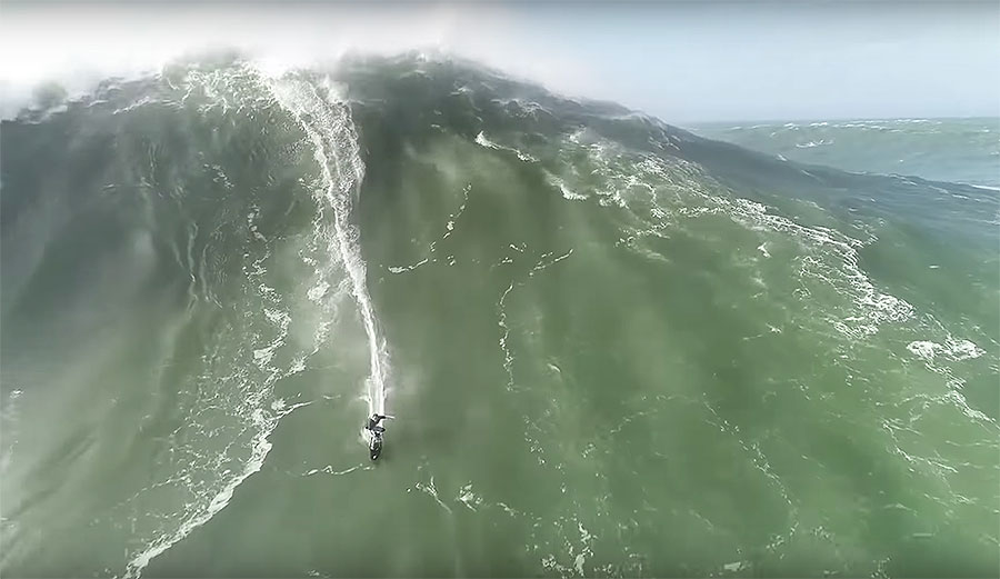 Andrew Cotton big wave surfing Nazare