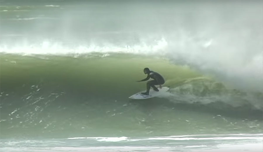 Tom Curren surfing in California