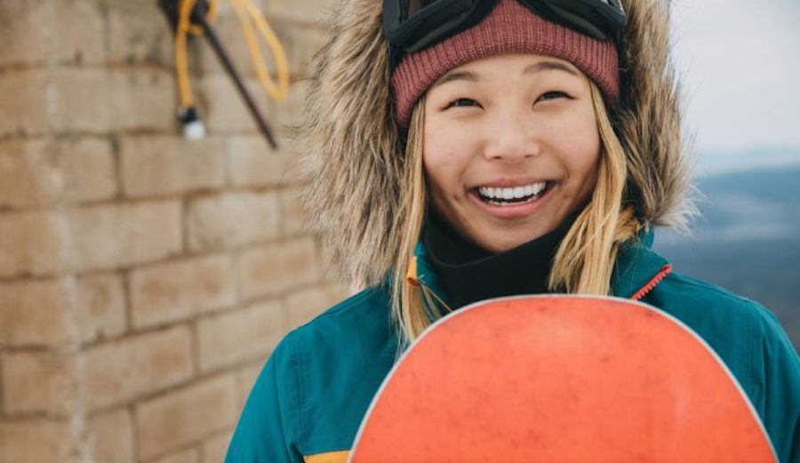 Chloe Kim, professional snowboarder.