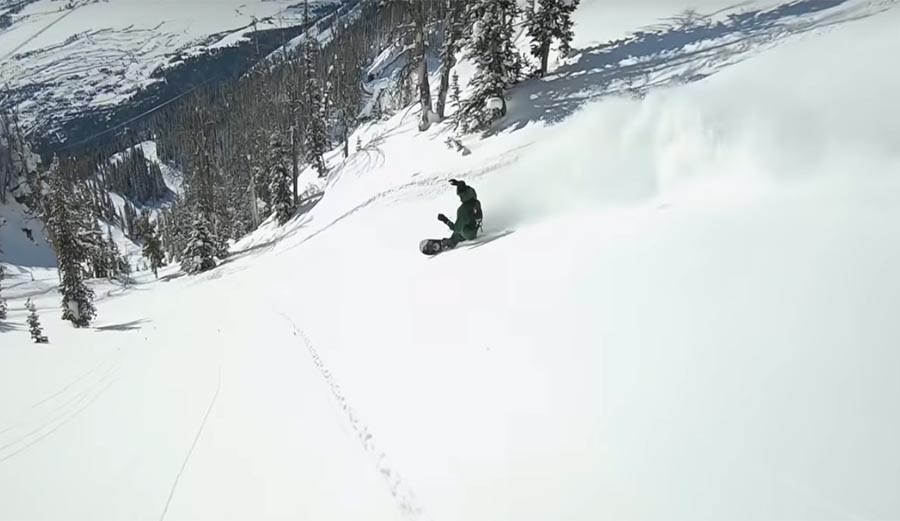 Blake Paul goes top-to-bottom, 3,300 feet at Jackson Hole.