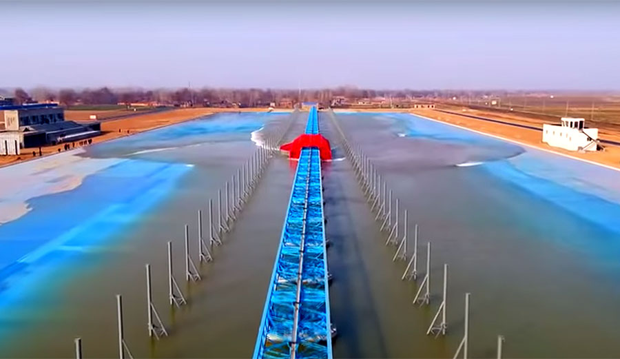 A wave pool in China