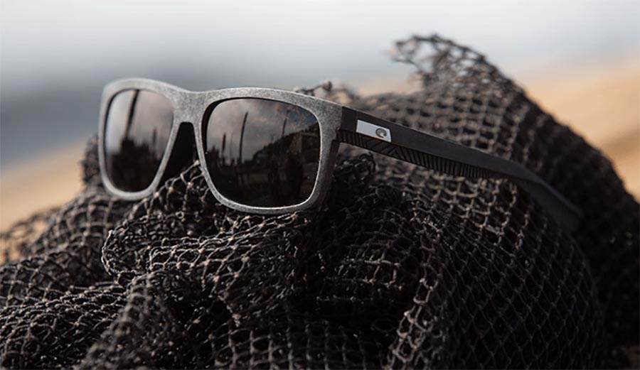 Costa Del Mar won for its line of sunglasses made from recycled fishing nets.