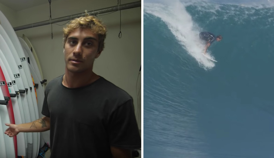 Koa Rothman demonstrates why a 6'6" Pyzel Next Step is his "favorite board."