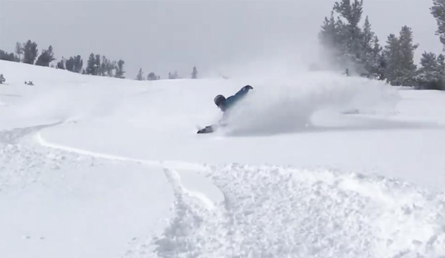 In December, the snow in Lake Tahoe was deep and dry and there's more on the way.