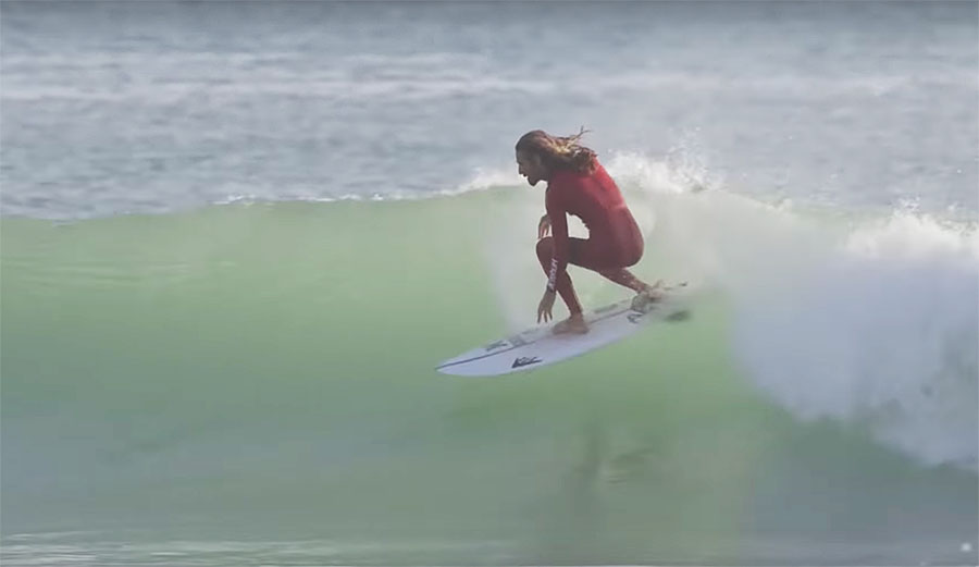 Rob Machado as a regular footer in France.