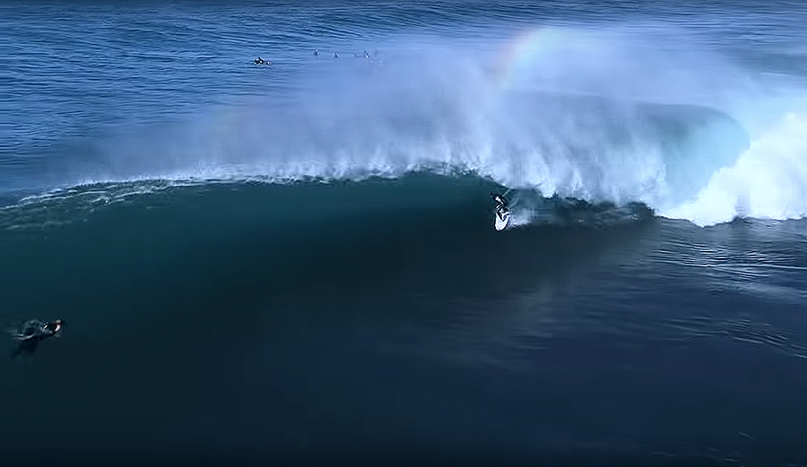 surfing, red bull, drone footage, taj burrow,