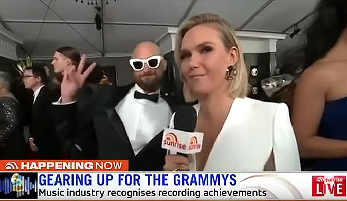 Paul Fisher at the Grammys