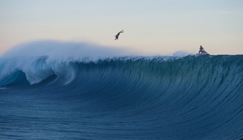 Mark Visser at Teahupoo Photo: Tim McKenna