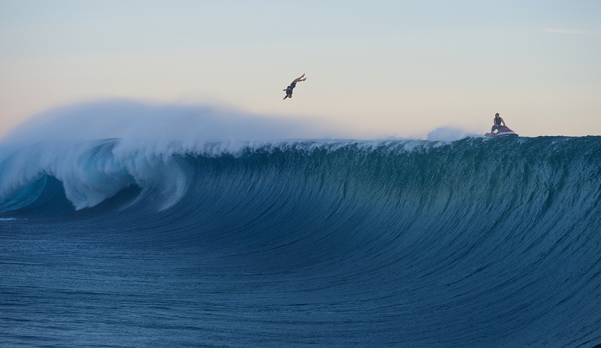 Mark Visser at Teahupoo Photo: Tim McKenna
