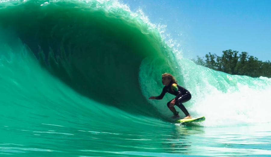 8-year-old Cruz Dinofa ripping in Waco.