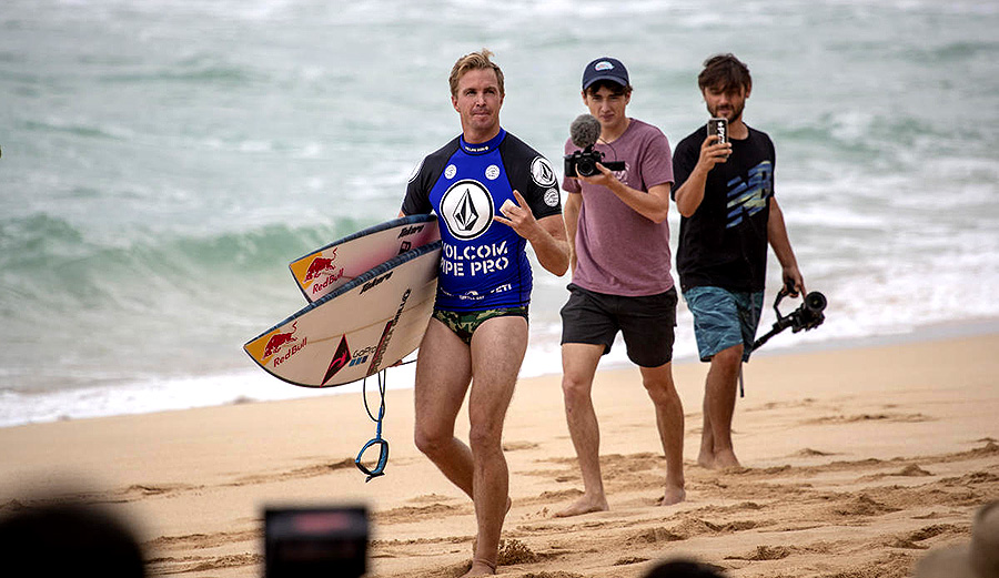 Jamie O'Brien Surf Pipe Pro in a Speedo
