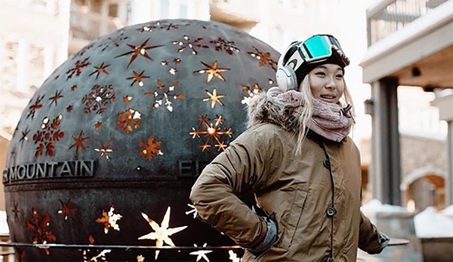 Chloe Kim goes to college