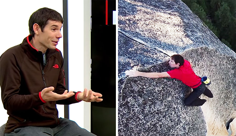 Alex Honnold Free Solo climbing El Capitan