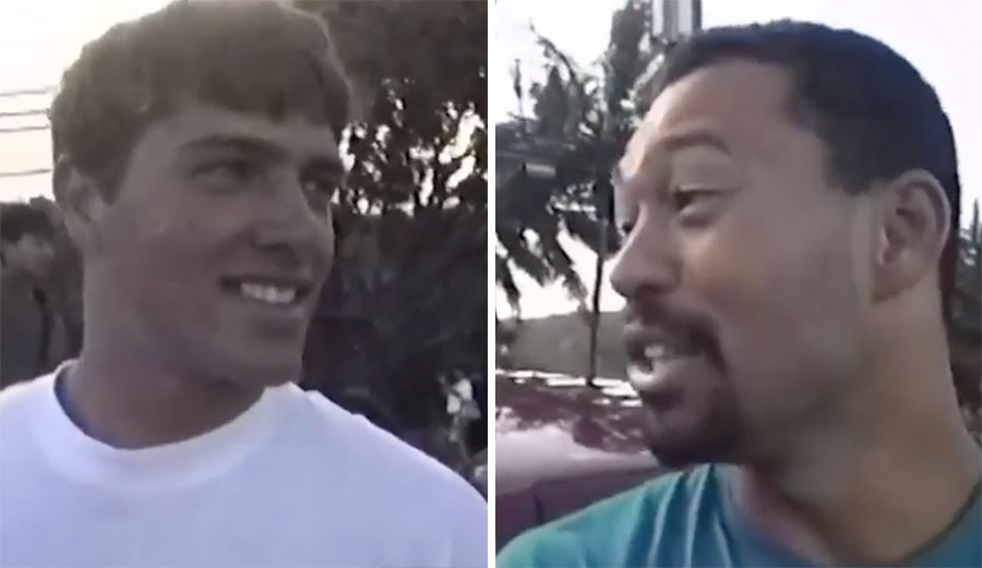 Kelly Slater and Sunny Garcia