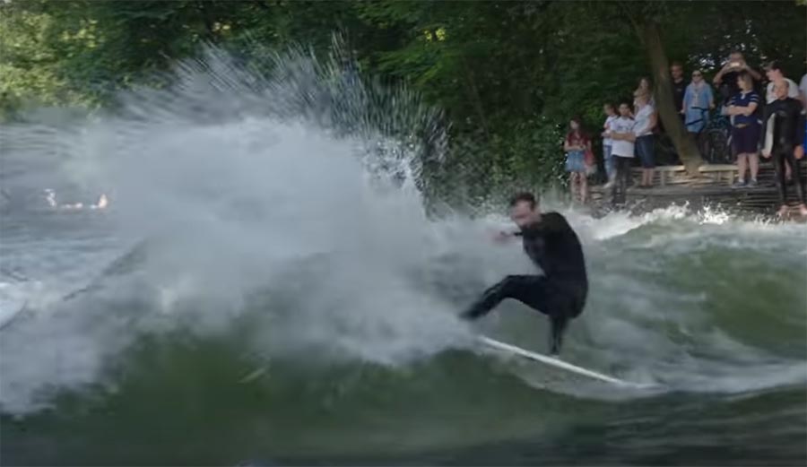 Dylan Graves 'Weird Waves' looks at Munich's Eisbach wave