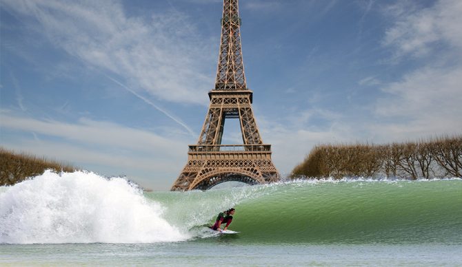Kelly Wave Pool in Paris? Oui, oui!