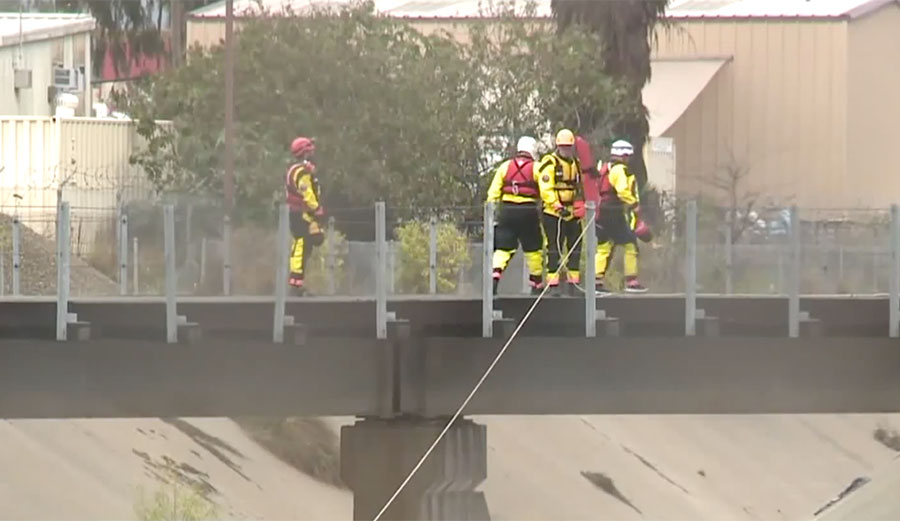 Rescue crews search for paddleboarder in San Diego