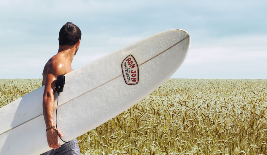Surfer in Iowa