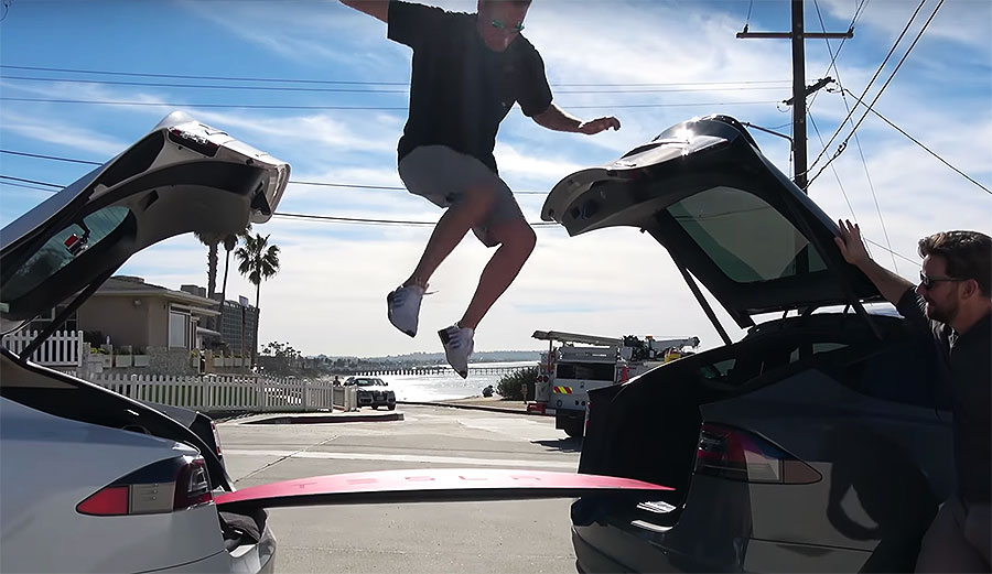 Breaking a Tesla surfboard