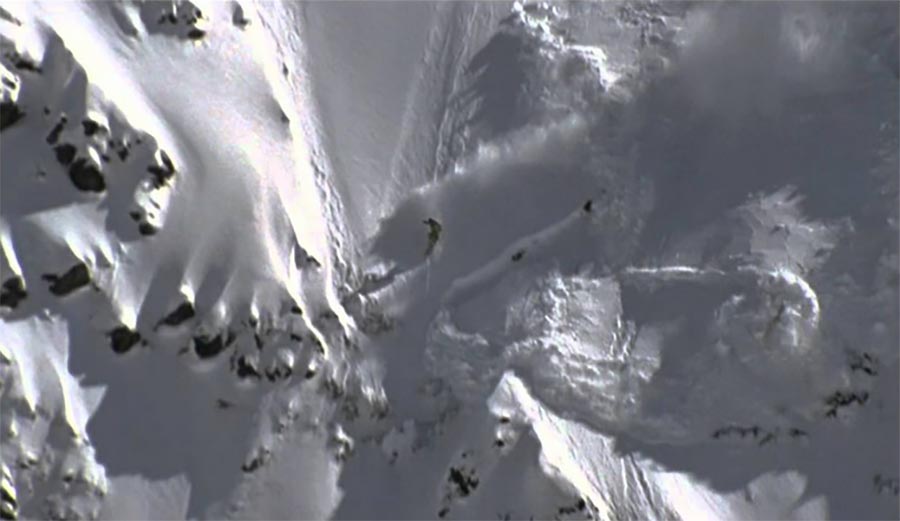 Xavier De Le Rue almost died in an avalanche in 2008