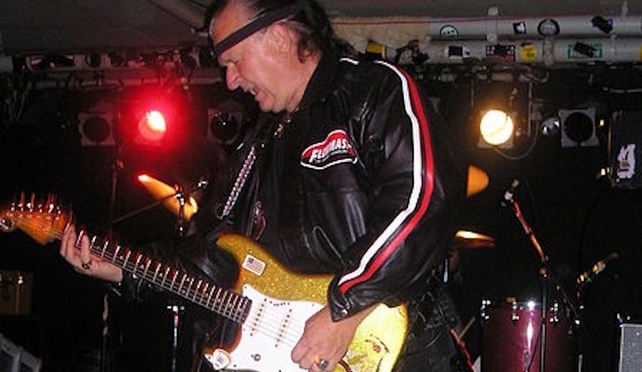 Dick Dale playing live in the Middle East in 2005. Photo: Wikimedia Commons