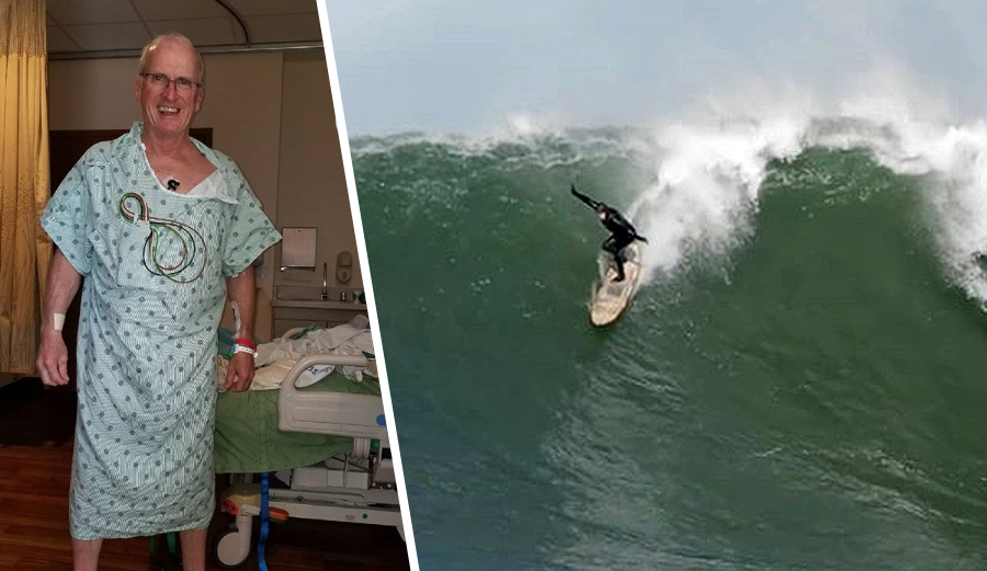 Surfer Has Heart Attack at Mavs