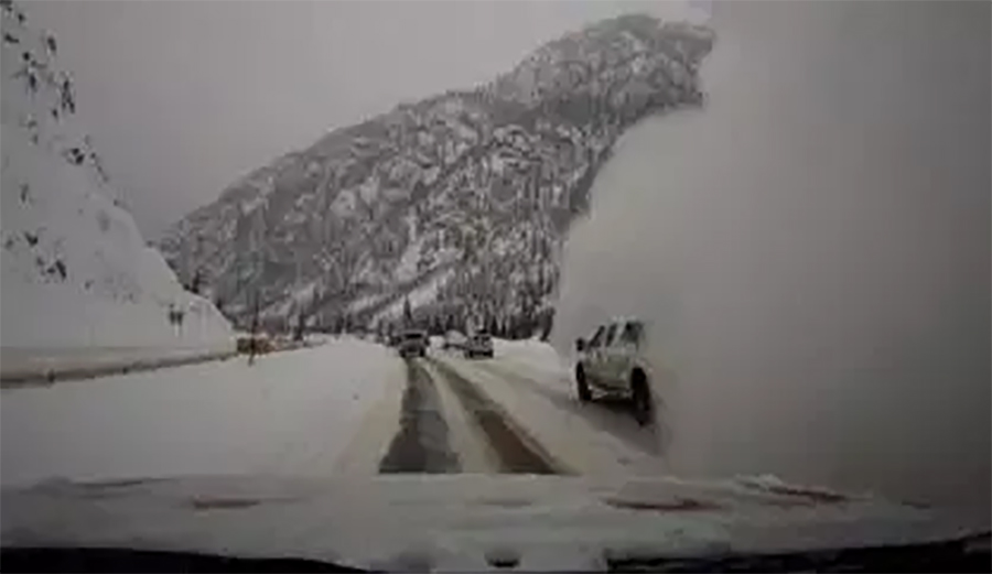 An avalanche buried I-70 west of Denver over the weekend