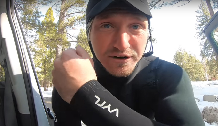 I tested Ben Gravy's wetsuit